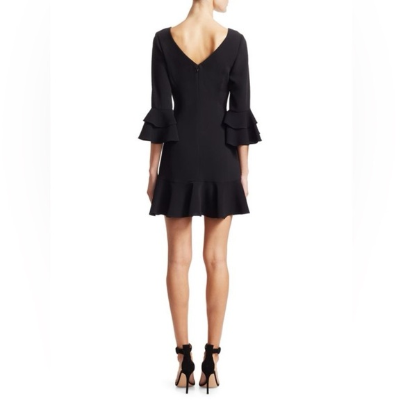 CINQ À SEPT Dominique V-Neck Ruffle Dress size 12 - Picture 13 of 13